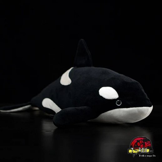 comprar animal de pelúcia exótico peixe baleia orca 40cm