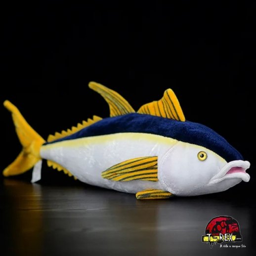 comprar animal de pelúcia exótico atum amarelo 40cm