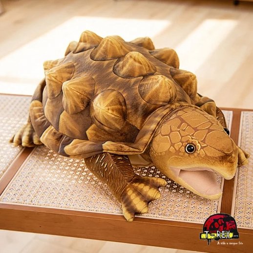 comprar pelúcia de animal exótico tartaruga mordedora 60cm