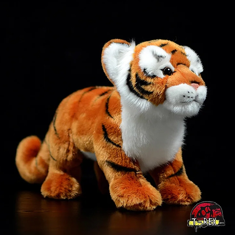 comprar pelúcia de animal exótico tigre 28cm