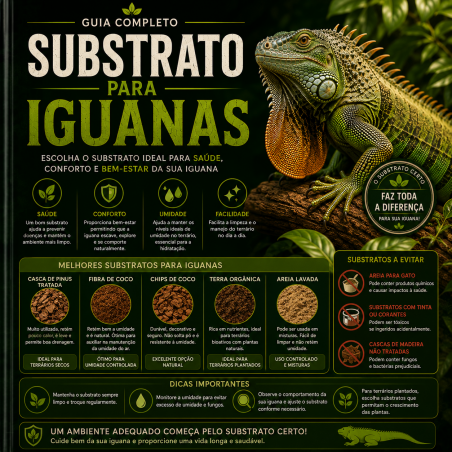 Substrato para Iguana