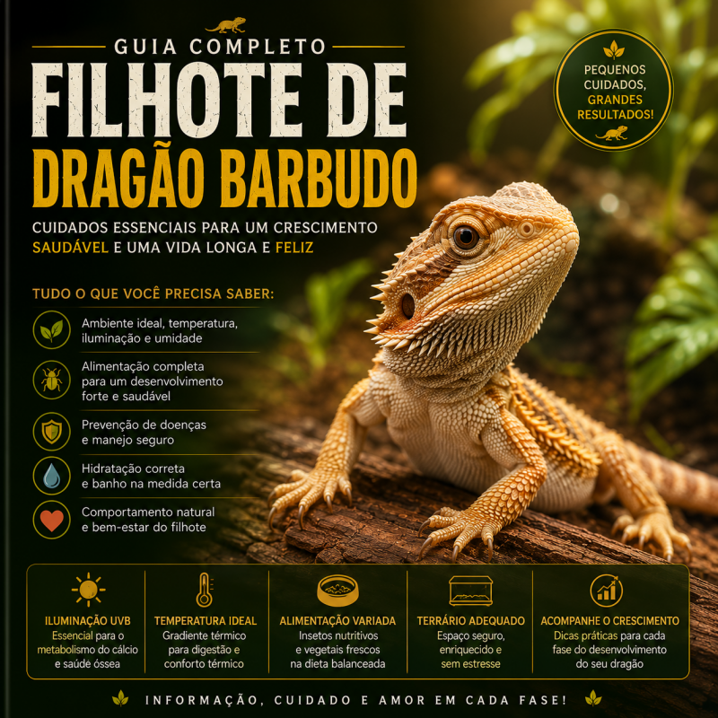 Filhote de Dragão Barbudo