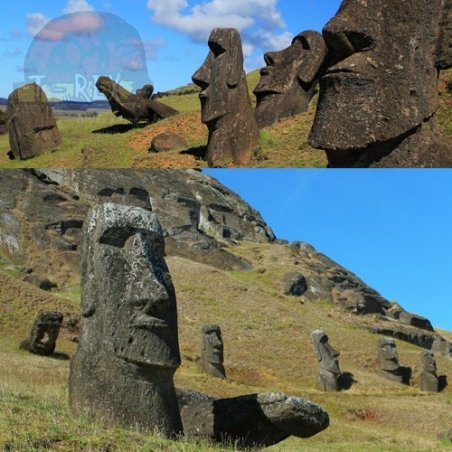 Estátuas da Ilha de Páscoa | Terrário | Decoração