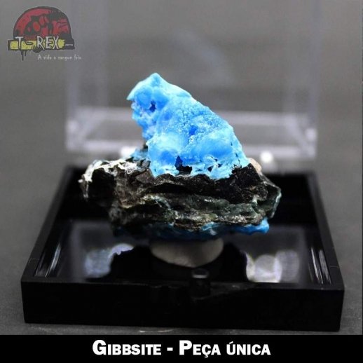 Pedra Gibbsite Azul Natural