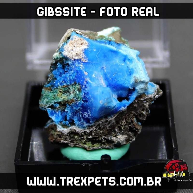 Pedra Gibssite Azul Preciosa Rara